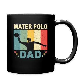 Water Polo Gift Water Polo Dad - Full Colour Mug - black - Right
