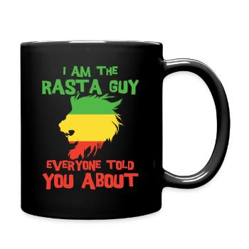 Rastafari Rasta Reggae Jah cadeau Judah Marley - Mug uni - noir - Droite
