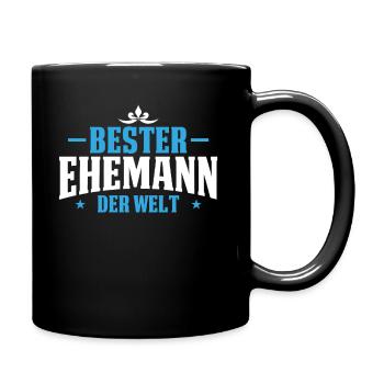 Bester Ehemann der Welt Hochzeitstag Jahrestag - Tasse einfarbig - Schwarz - Rechts