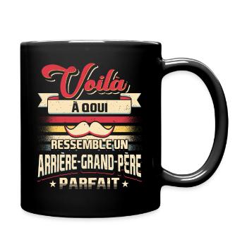Arrière-grand-père Humour - Mug uni - noir - Droite