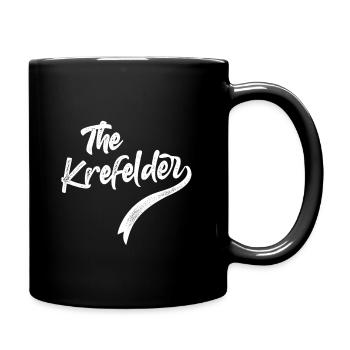 The Krefelder - Tasse einfarbig - Schwarz - Rechts