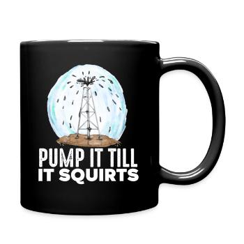 Oilfield Worker Drilling Roughneck - Tasse einfarbig - Schwarz - Rechts