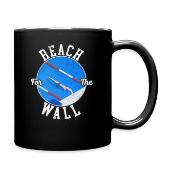 Swimming Swimmer Swim Reach For - Full Colour Mug - black - Right