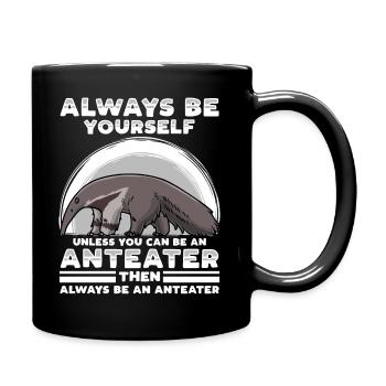 anteater - Full Colour Mug - black - Right