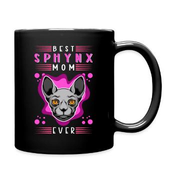 Sphynx mom chat Sphinx propriétaire de chat cadeau - Mug uni - noir - Droite