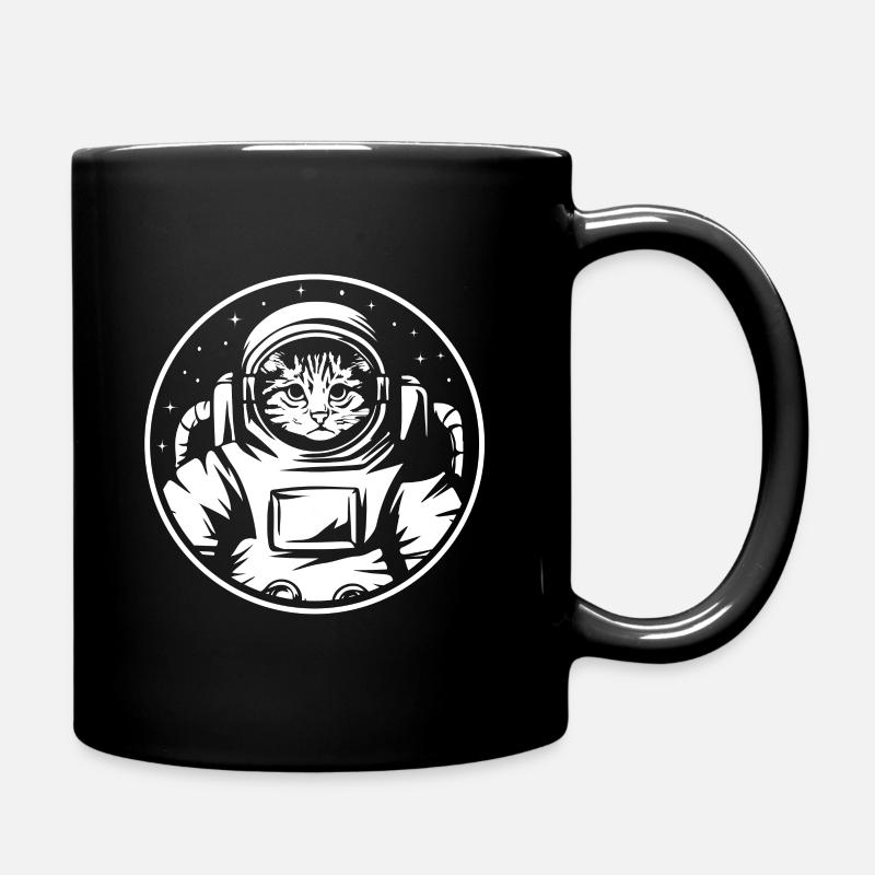 Cat Astronaut Pet Catronaut Animal Galaxy Space - Tasse einfarbig - Schwarz