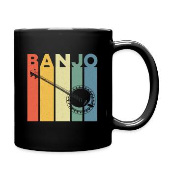 Banjo Player Banjo Player Musician Music Country - Full Colour Mug - black - Right
