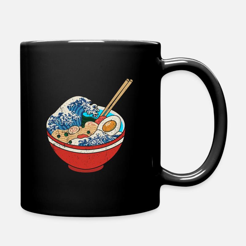 ramen - Full Colour Mug - black