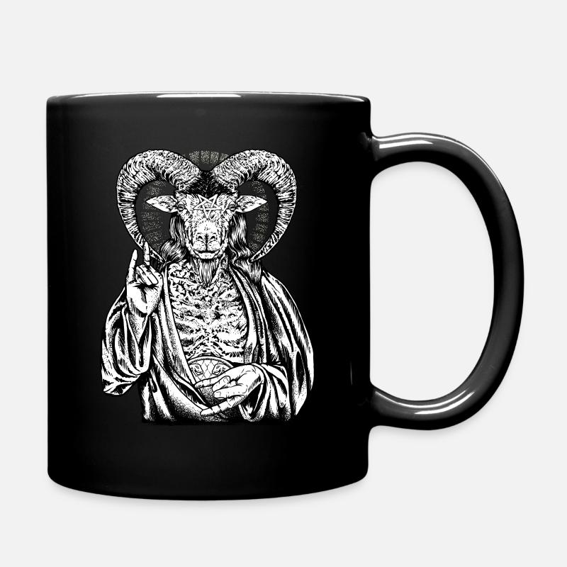 Baphomet Böser Satan - Tasse einfarbig - Schwarz