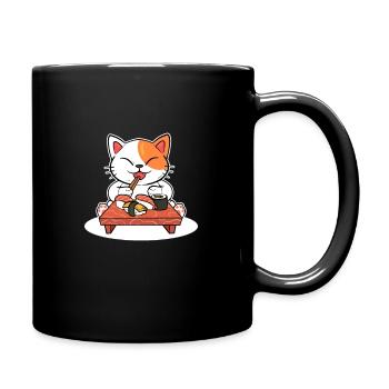 Sushi Chat Ramen Anime Chats Manga Chat - Mug uni - noir - Droite