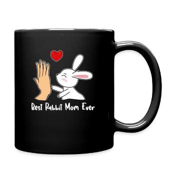 Best Rabbit Mom Ever - Mug uni - noir - Droite