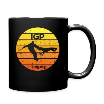 Retro IGP Vintage IGP Design - Tasse einfarbig - Schwarz - Rechts