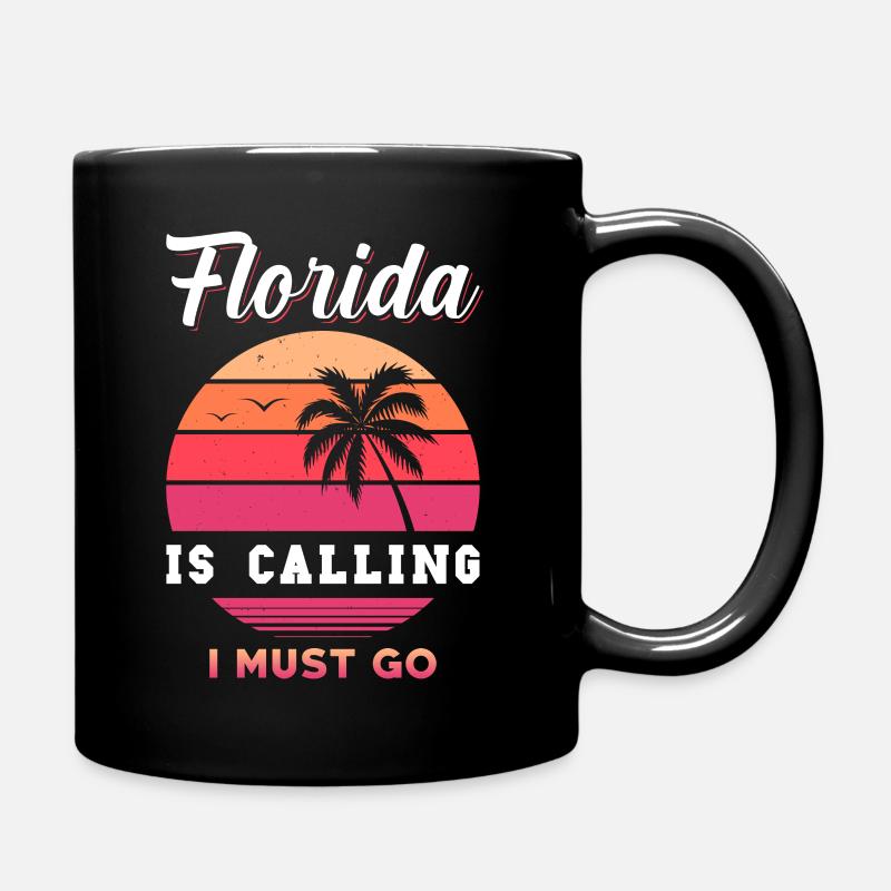 Florida - Tasse einfarbig - Schwarz