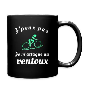 ventoux - Mug uni - noir - Droite