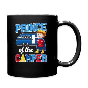 Cute Camping Prince Of The Camper - Full Colour Mug - black - Right