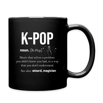 K-pop musique coréenne cadeau Corée Corée Pop - Mug uni - noir - Droite