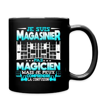 Magasinier Humour - Mug uni - noir - Droite