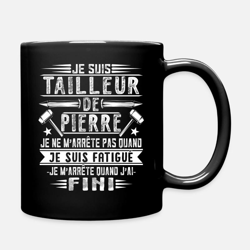 Tailleur de Pierre - Mug uni - noir