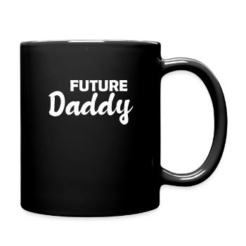 Future Daddy Future Papa Bébé Cadeau - Mug uni - noir - Droite