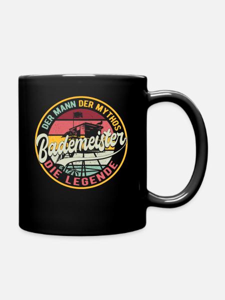 Maître nageur maître-nageur - Mug uni - noir