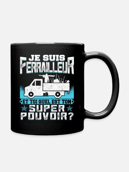 Ferrailleur Humour Ferraille - Mug uni - noir