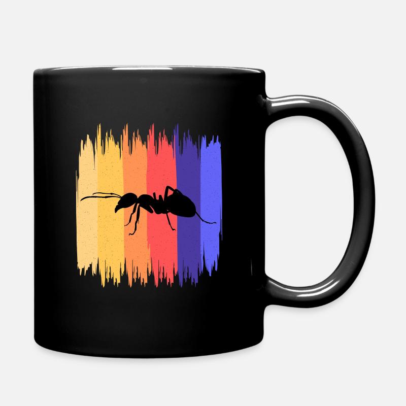 Ameisen - Tasse einfarbig - Schwarz
