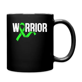 Lymphdrüsenkrebs Warrior Non-Hodgkin-Lymphom - Tasse einfarbig - Schwarz - Rechts