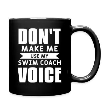 Funny Swimming Training Gift For Swim Instructor - Tasse einfarbig - Schwarz - Rechts