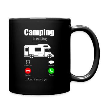 Camping - Mug uni - noir - Droite