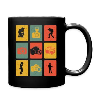 Caméras de photographie photos de photographes - Mug uni - noir - Droite