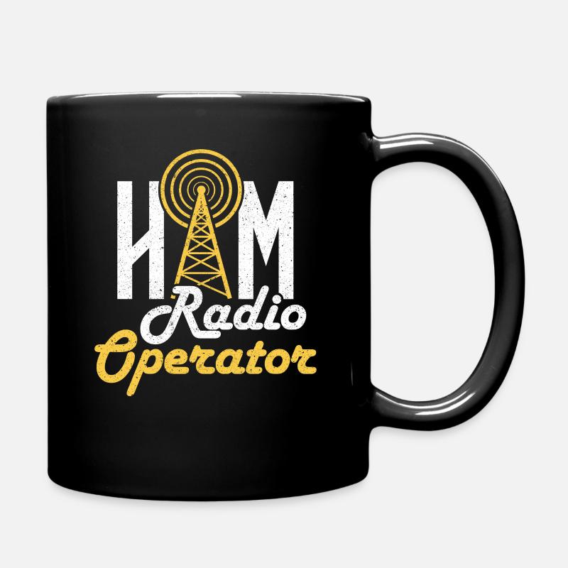 Antenne HAM Radio Operator Amateurfunker - Tasse einfarbig - Schwarz