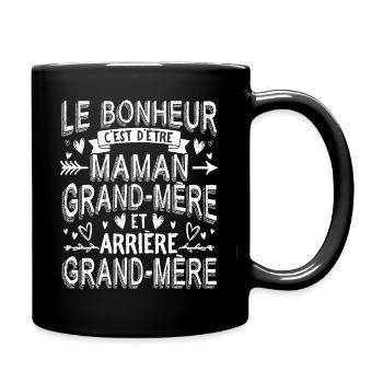 Arrière-Grand-Mère - Mug uni - noir - Droite