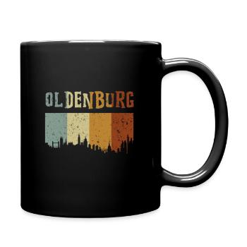 Oldenburg - Tasse einfarbig - Schwarz - Rechts