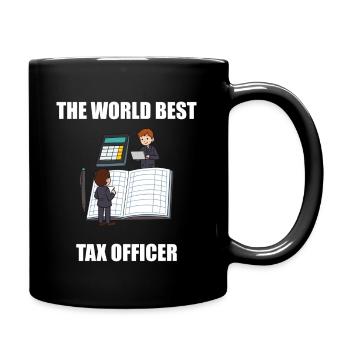 Comptable Inspecteur des impôts The World Best Tax Officer - Mug uni - noir - Droite