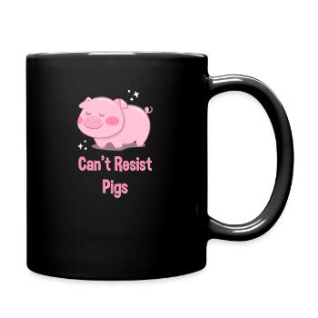 pig - Full Colour Mug - black - Right