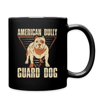 American Bully Dog Dog Owner Gift - Full Colour Mug - black - Right