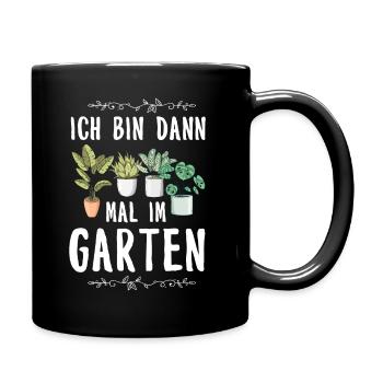 Garten - Tasse einfarbig - Schwarz - Rechts