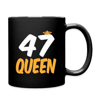 47. Geburtstag 47 Jährige 47 Jahre - Tasse einfarbig - Schwarz - Rechts