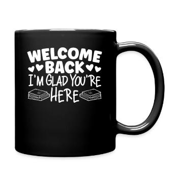 Welcome Back School Teacher Teacher - Full Colour Mug - black - Right