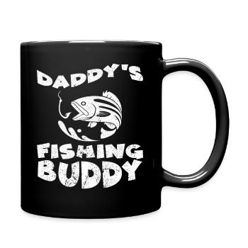 Compagnon de pêche de papa - Mug uni - noir - Droite