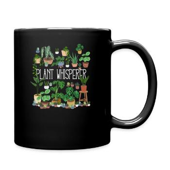 Plant Whisperer - Tasse einfarbig - Schwarz - Rechts