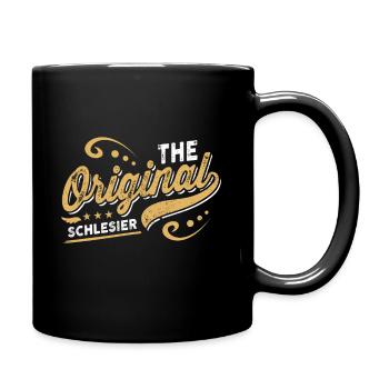 The original Schlesener - Tasse einfarbig - Schwarz - Rechts