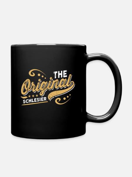 The original Schlesener - Tasse einfarbig - Schwarz