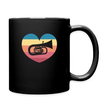 Baritone Baritone Horn Musician Concert Gift - Full Colour Mug - black - Right