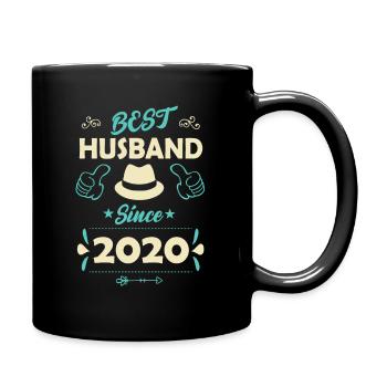Best Husband 2020 Anniversaire de mariage Mariage de roses - Mug uni - noir - Droite