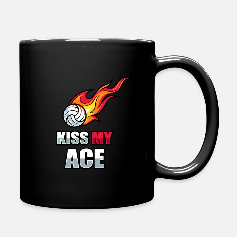 Volley-ball Setter Motiv Équipe de volley-ball - Mug uni - noir