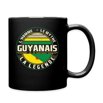 Guyane Humour Guyanais - Mug uni - noir - Droite