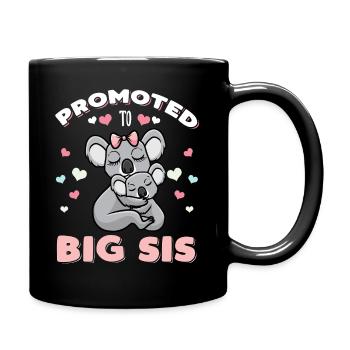 Je vais avoir une grande soeur de la grossesse cadeau - Mug uni - noir - Droite