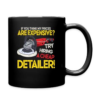 Auto Detailing Car Detailer - Full Colour Mug - black - Right