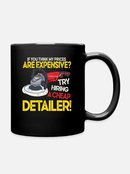 Auto Detailing Car Detailer - Full Colour Mug - black